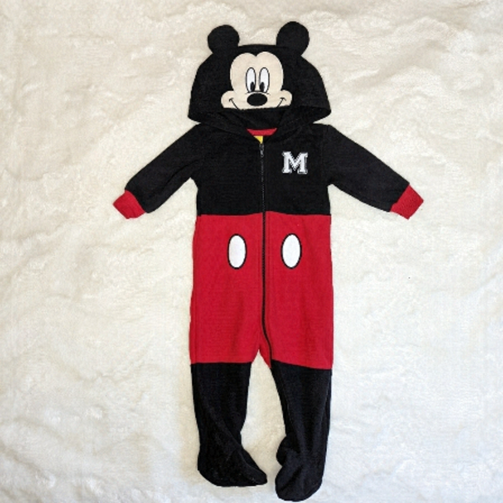 Disney║Mickey Mouse Fleece Sleeper║Size 3-6M
